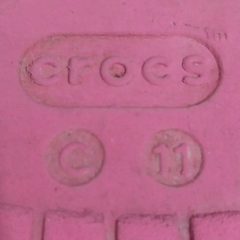 CROCS Kids Multicolor Clogs with Charms...Size 11...EUC